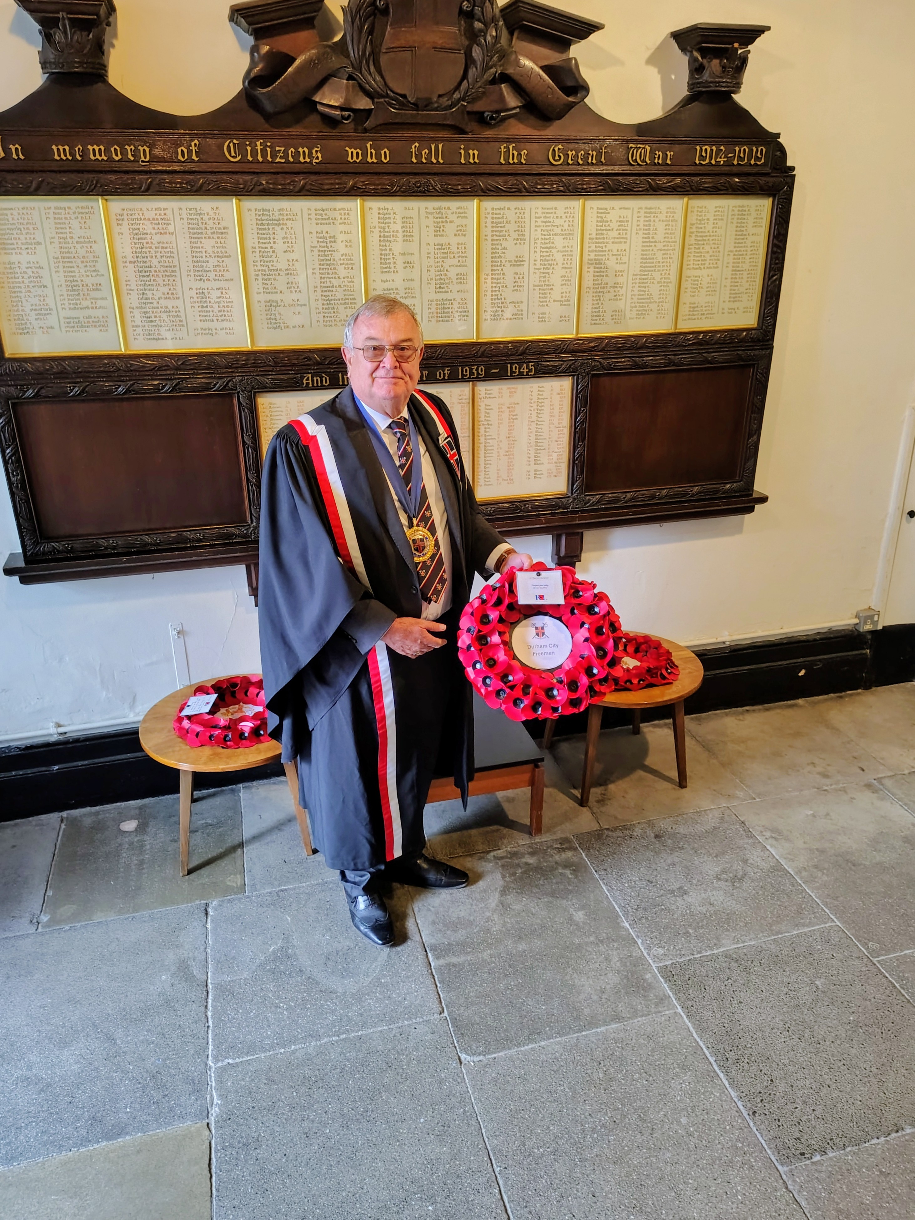 Remembrance parade Organizing Group this was the best we have produced for Durham City