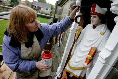 Healing Saint Recovers After Restoration 